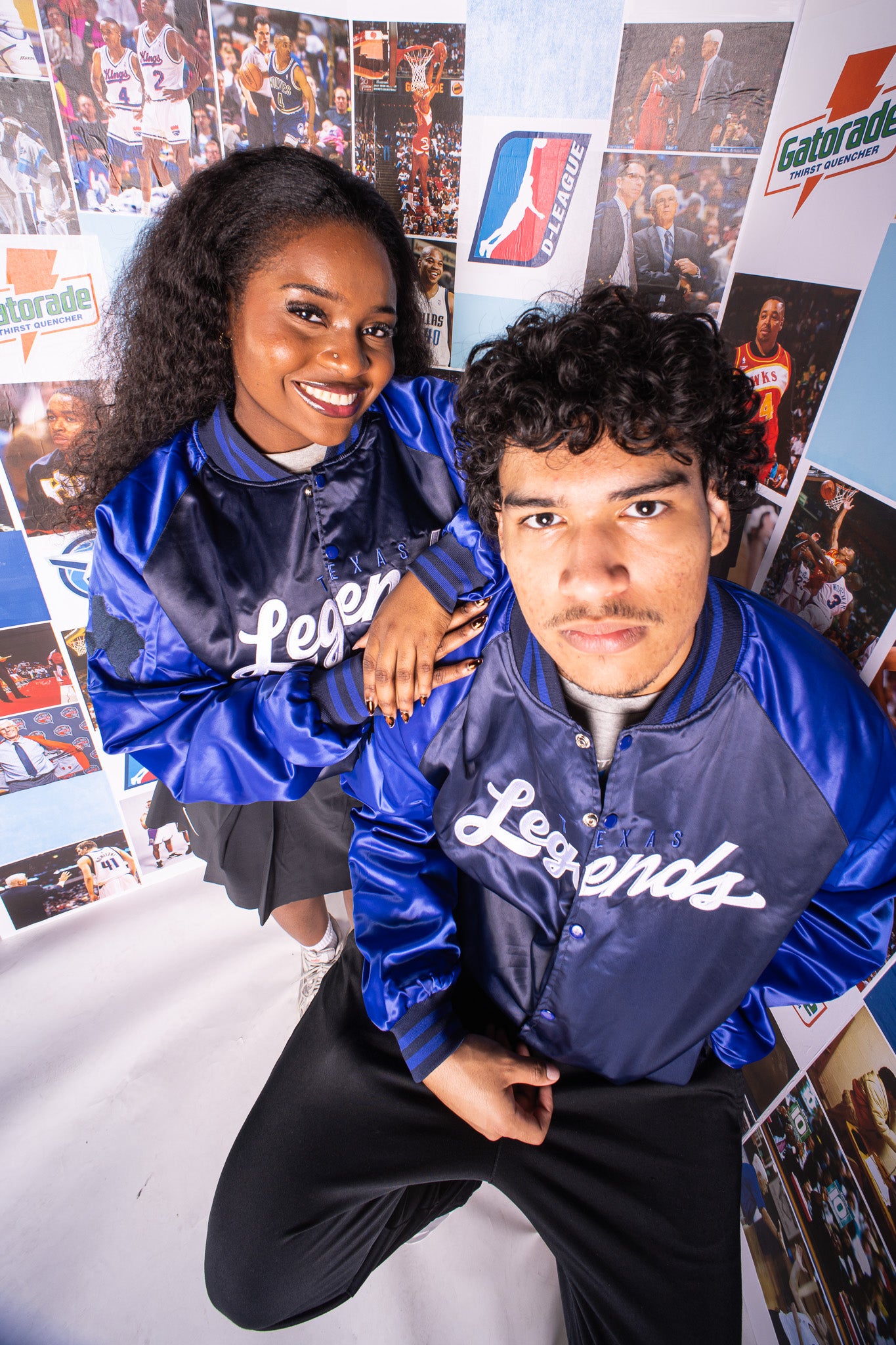 Official League Satin bomber jacket