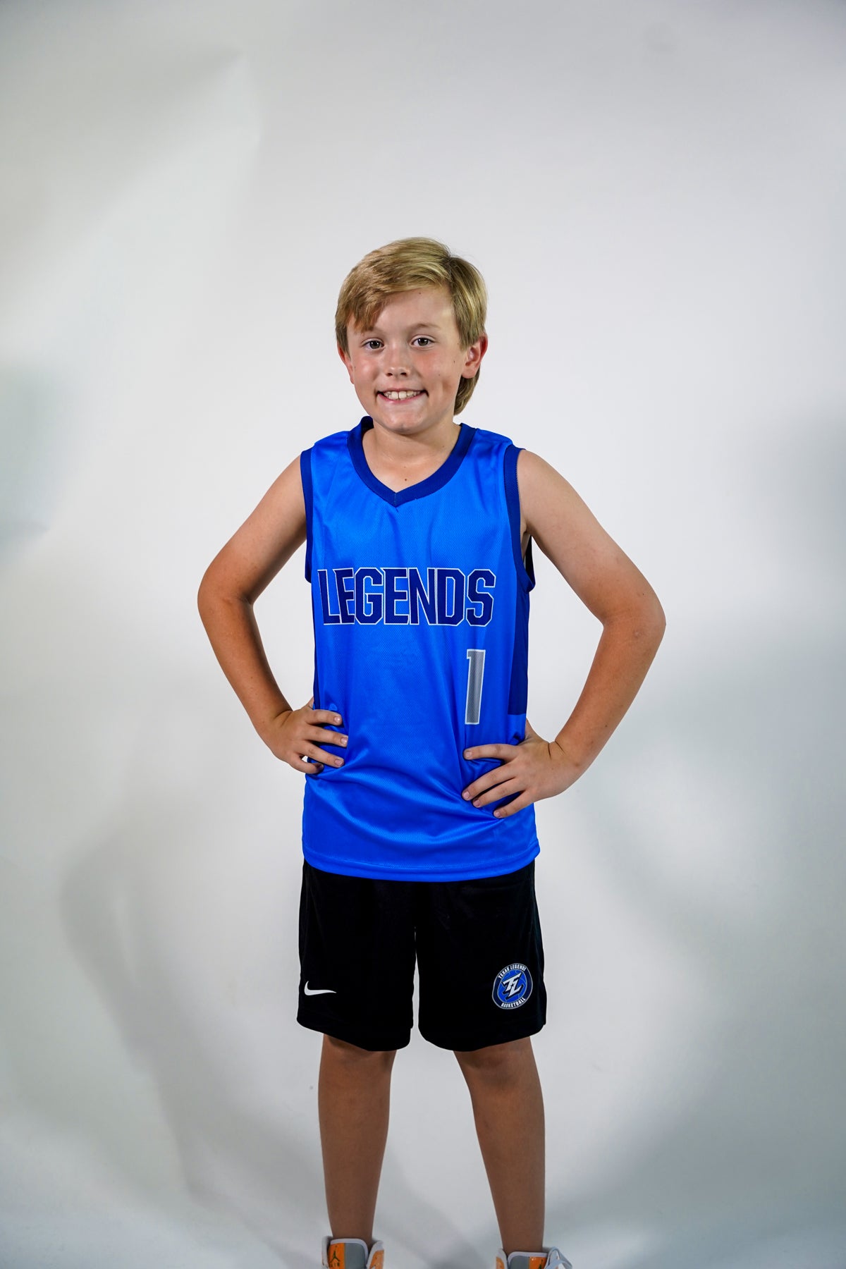 Boys Texas Legends Nike Fly logo shorts