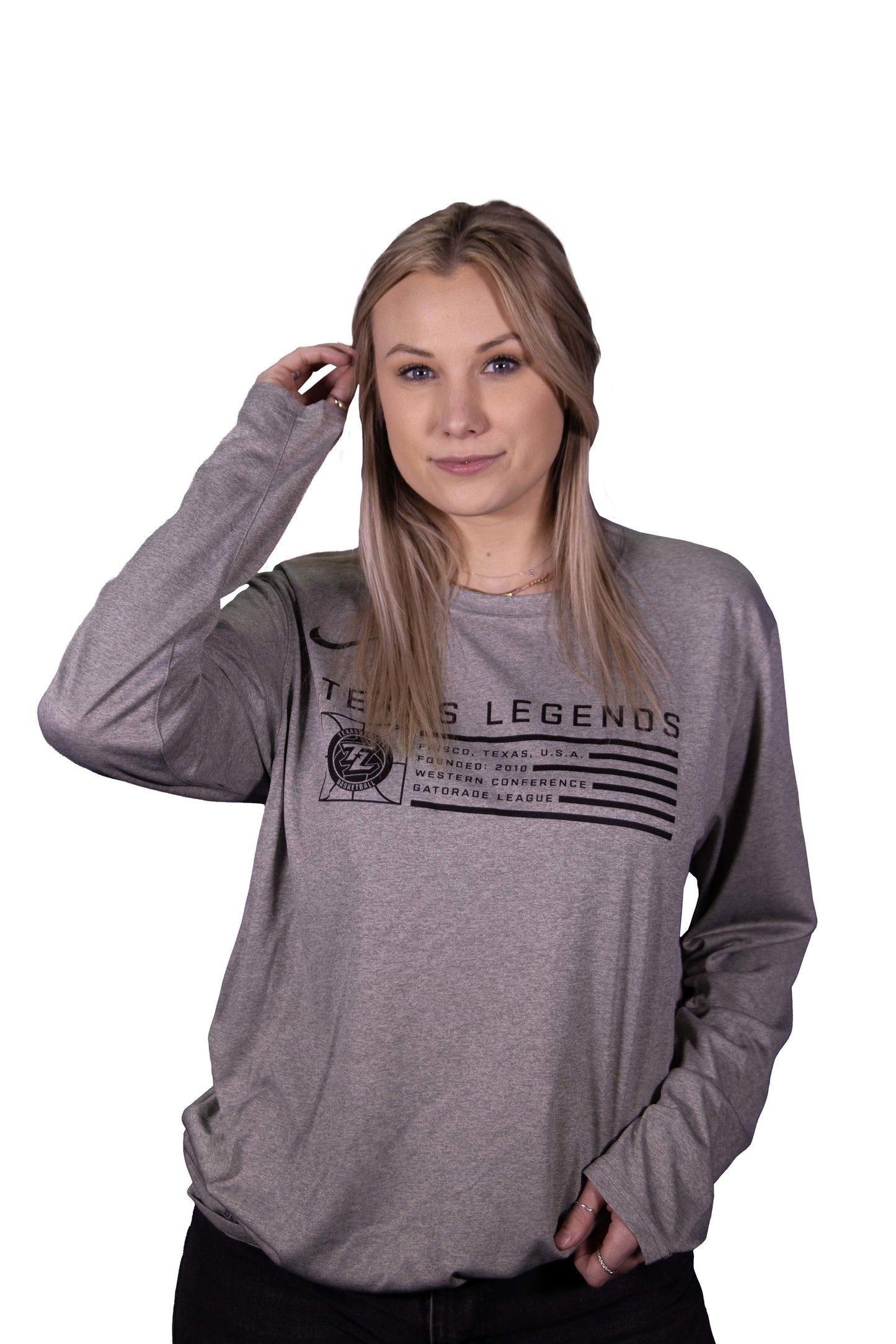 Nike Legends Founded Flag Dri Fit LS Tee